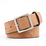 Vintage Square Pin Buckle Waist Belts